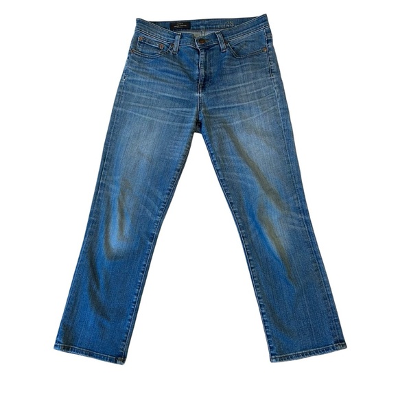 J. Crew Women's Vintage Cropped Straight Leg Jeans Size 28 - Picture 3 of 8
